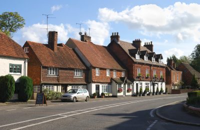 Cottages at Chiddingfold. Surrey. England