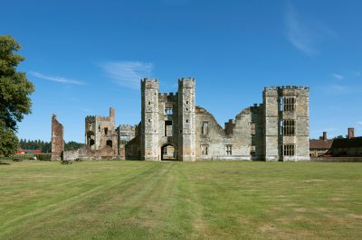 Cowdray Castle Ruins, West Sussex, England